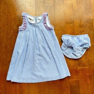 24mos Iris & Ivy striped swing dress w/bloomers